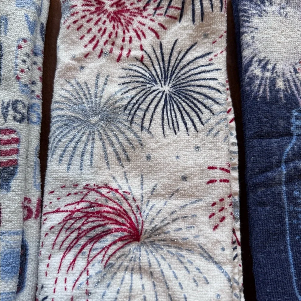 Patriotic Fireworks Kitchen Towels - Picture 3 of 4